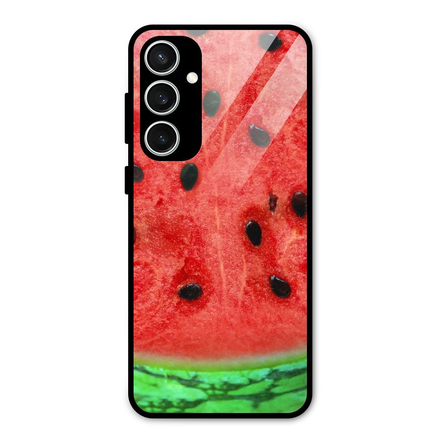 Watermelon Design Glass Back Case for Galaxy S23 FE