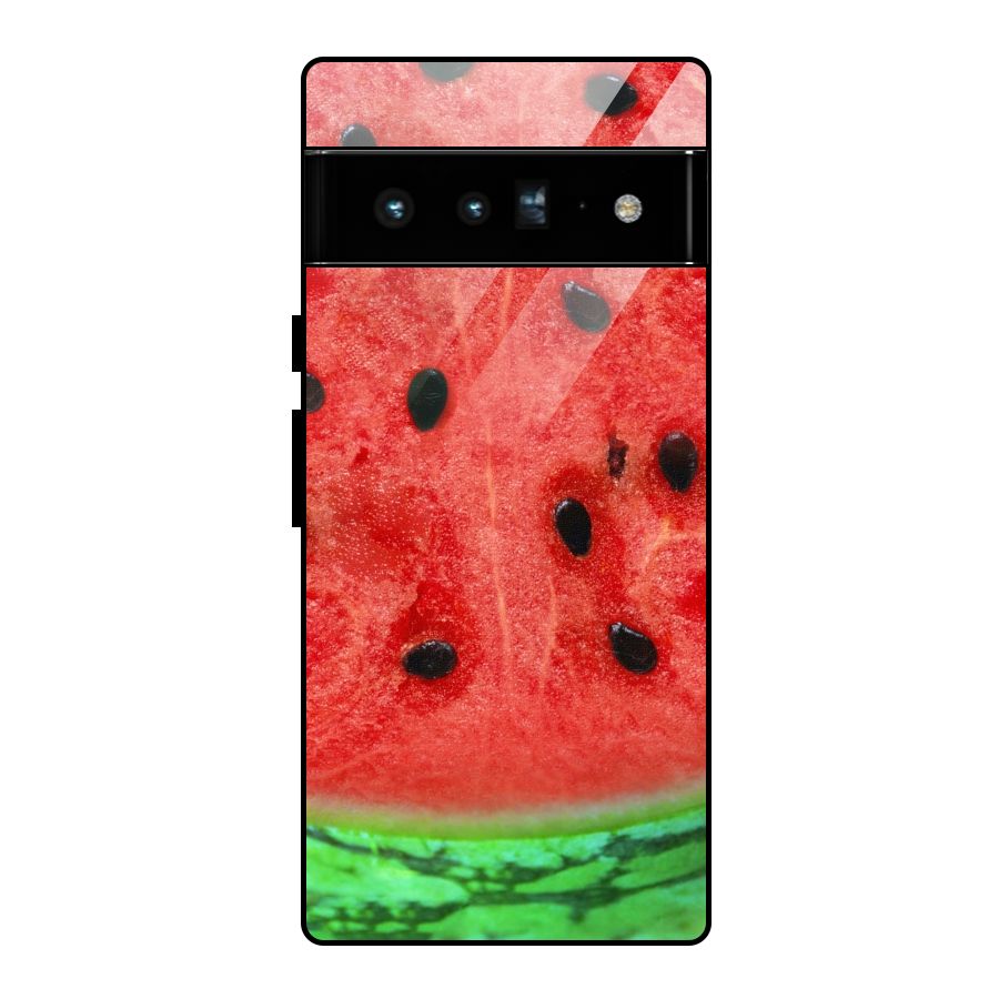 Watermelon Design Glass Back Case for Google Pixel 6 Pro