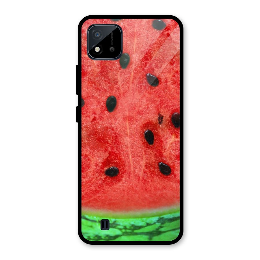 Watermelon Design Glass Back Case for Realme C11 2021
