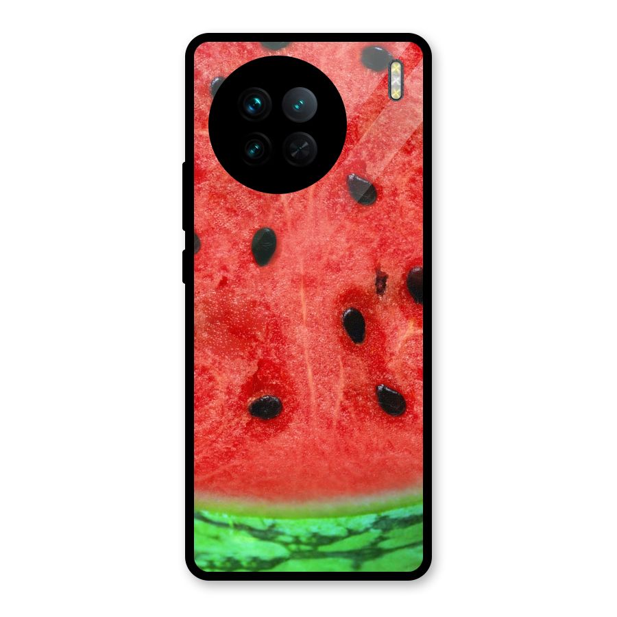 Watermelon Design Glass Back Case for Vivo X90
