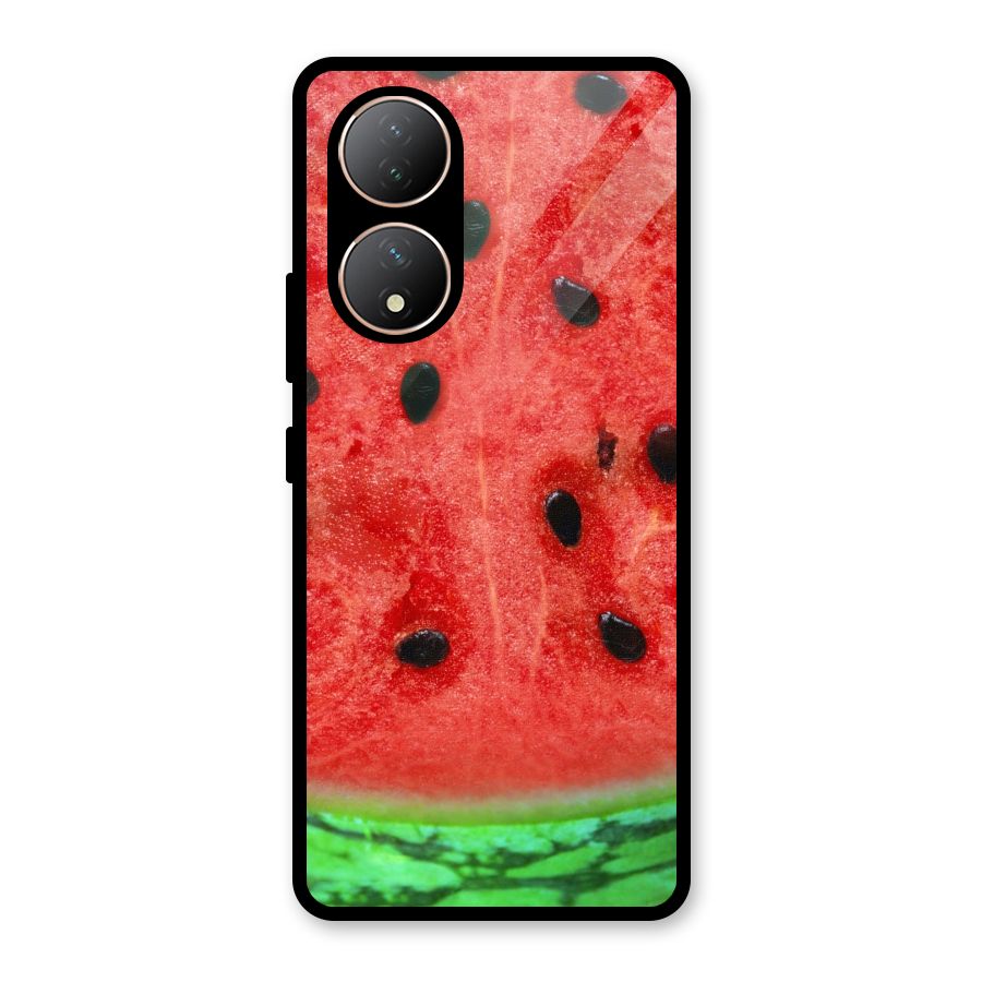 Watermelon Design Glass Back Case for Vivo Y100A