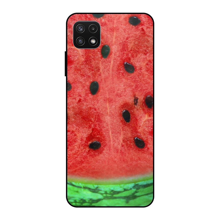 Watermelon Design Metal Back Case for Galaxy A22 5G