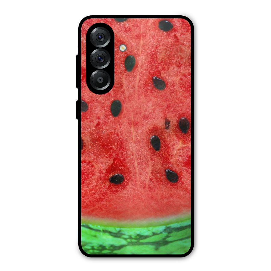 Watermelon Design Metal Back Case for Galaxy A36