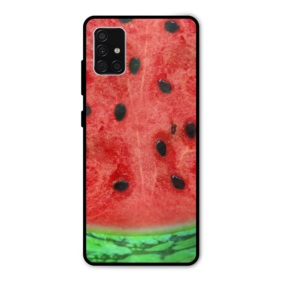 Watermelon Design Metal Back Case for Galaxy A51