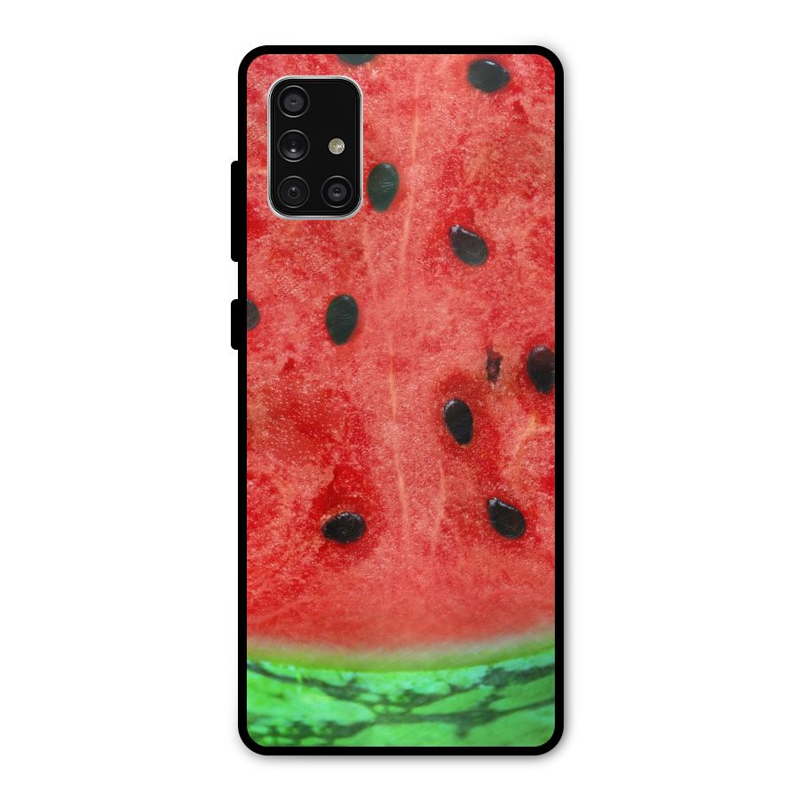 Watermelon Design Metal Back Case for Galaxy A71