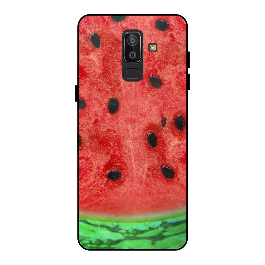 Watermelon Design Metal Back Case for Galaxy J8