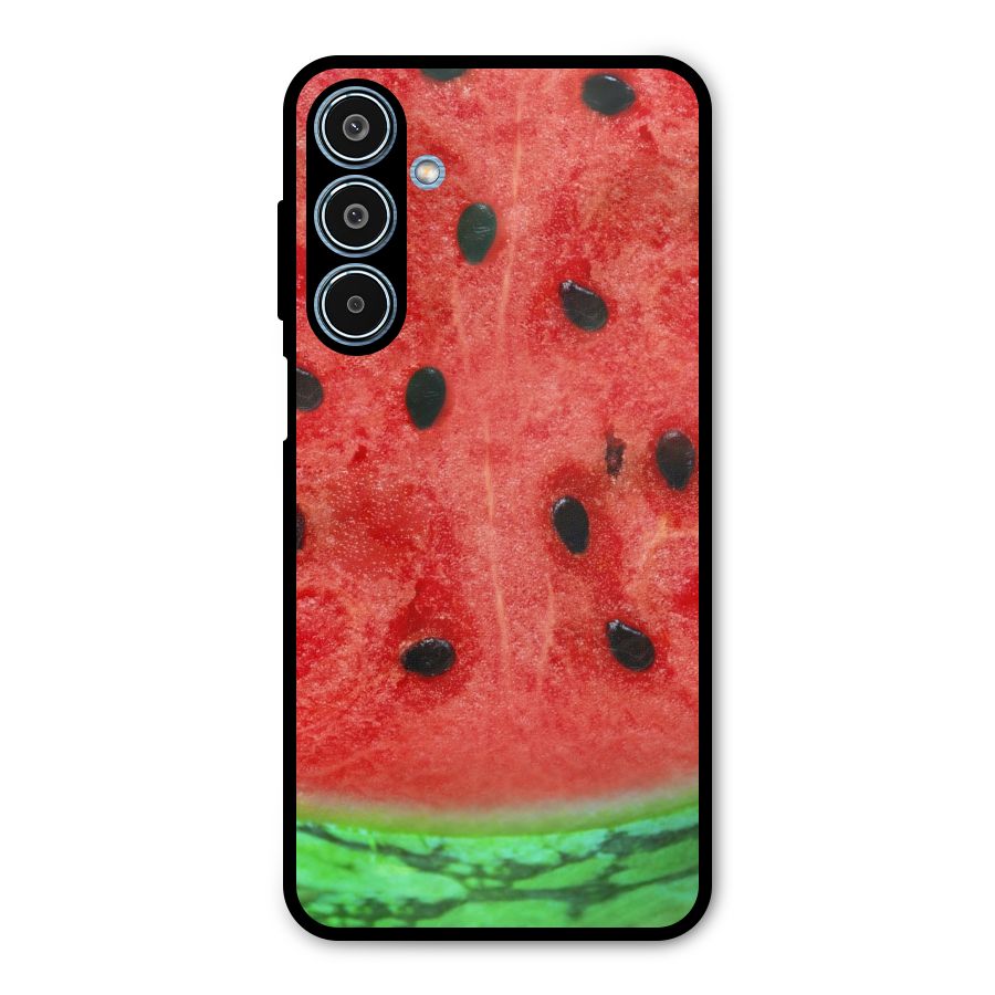 Watermelon Design Metal Back Case for Galaxy M35