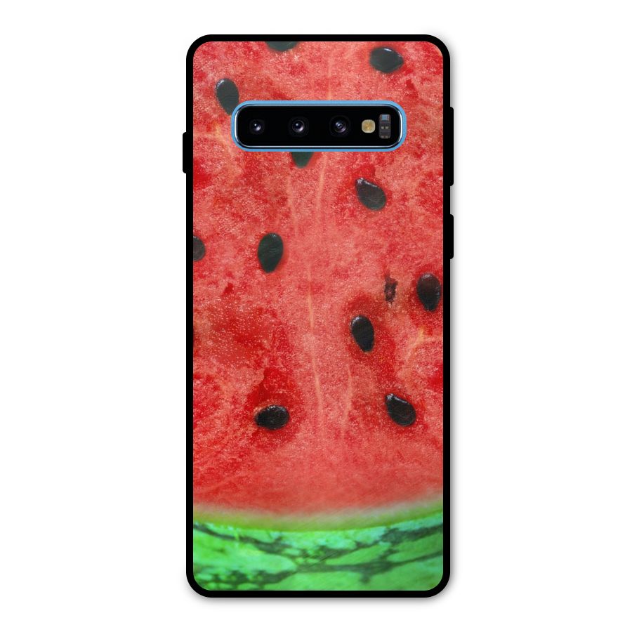 Watermelon Design Metal Back Case for Galaxy S10