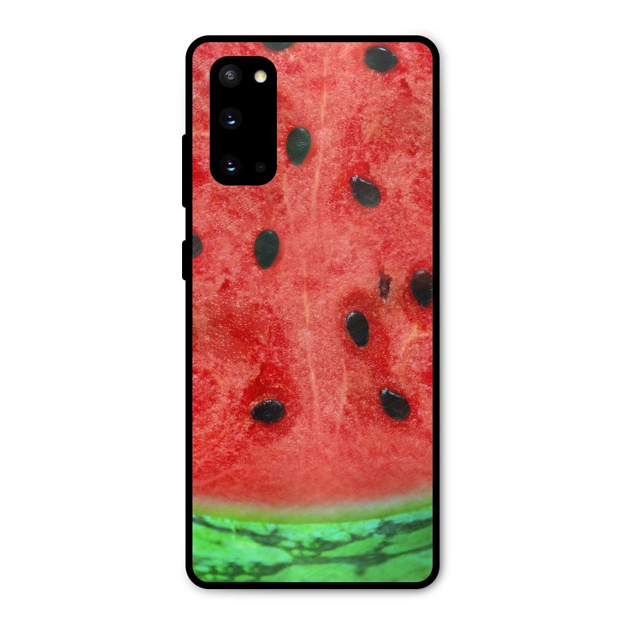 Watermelon Design Metal Back Case for Galaxy S20