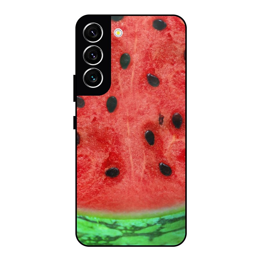 Watermelon Design Metal Back Case for Galaxy S22 5G