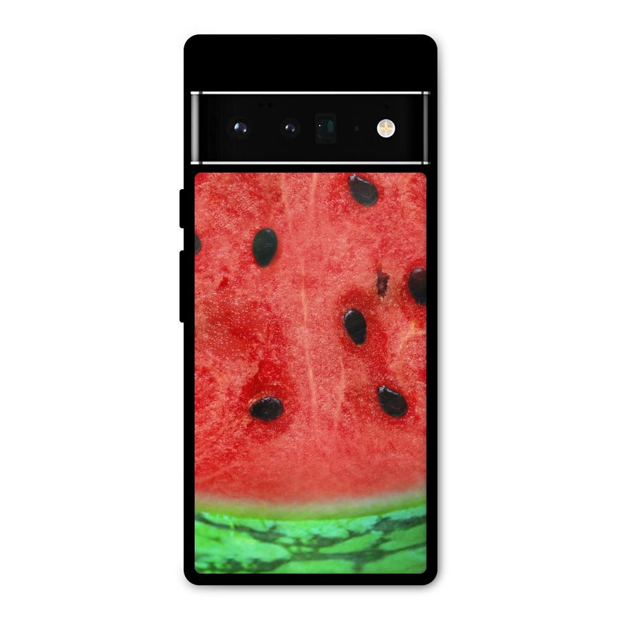 Watermelon Design Metal Back Case for Google Pixel 6 Pro
