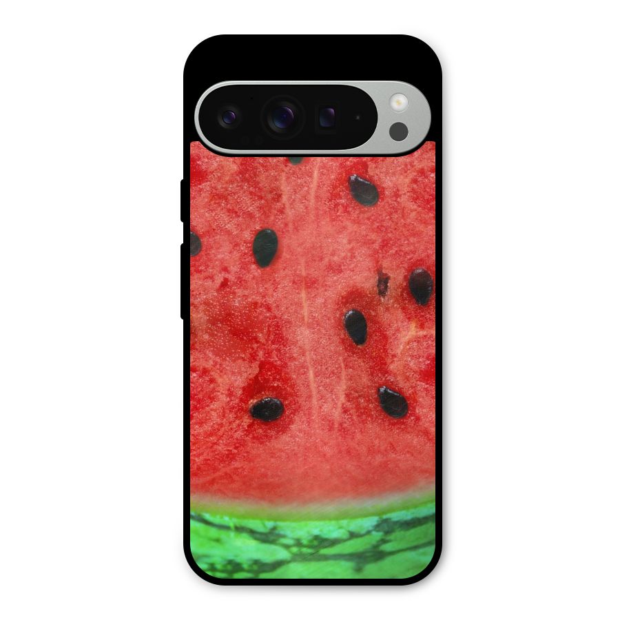Watermelon Design Metal Back Case for Google Pixel 9 Pro XL