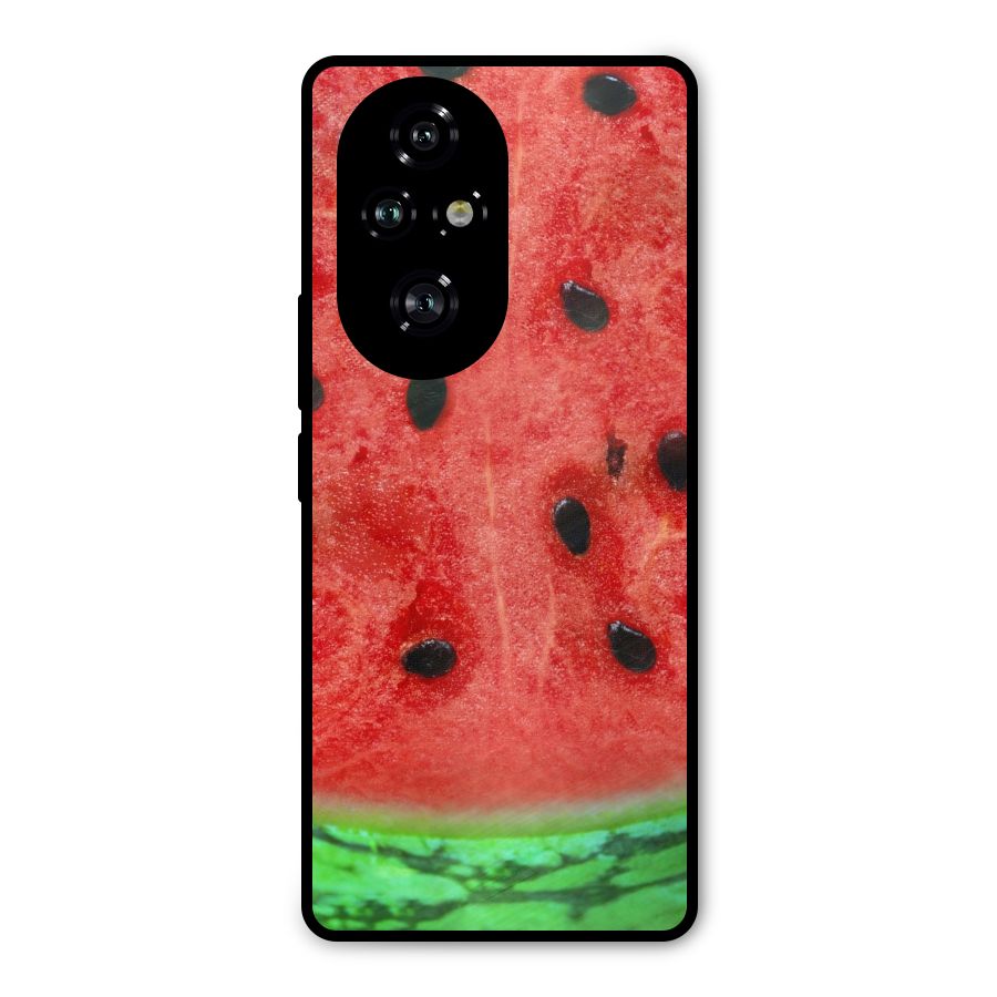 Watermelon Design Metal Back Case for Honor 200 Pro
