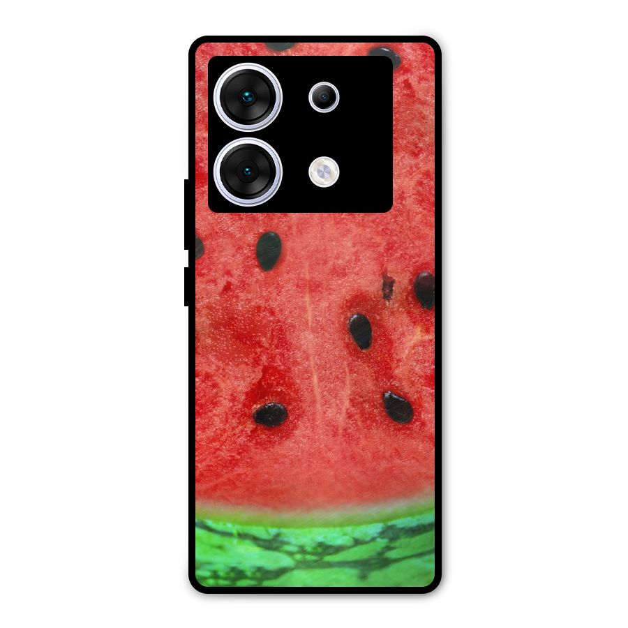 Watermelon Design Metal Back Case for Infinix Zero 30 5G