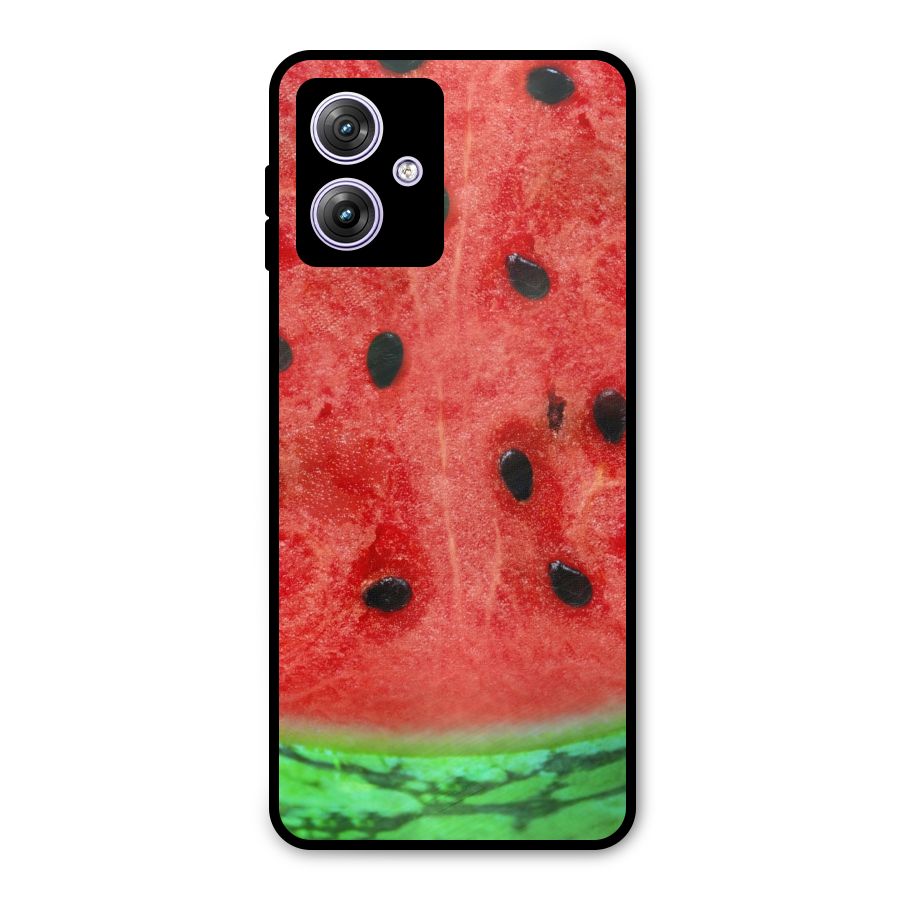 Watermelon Design Metal Back Case for Moto G64