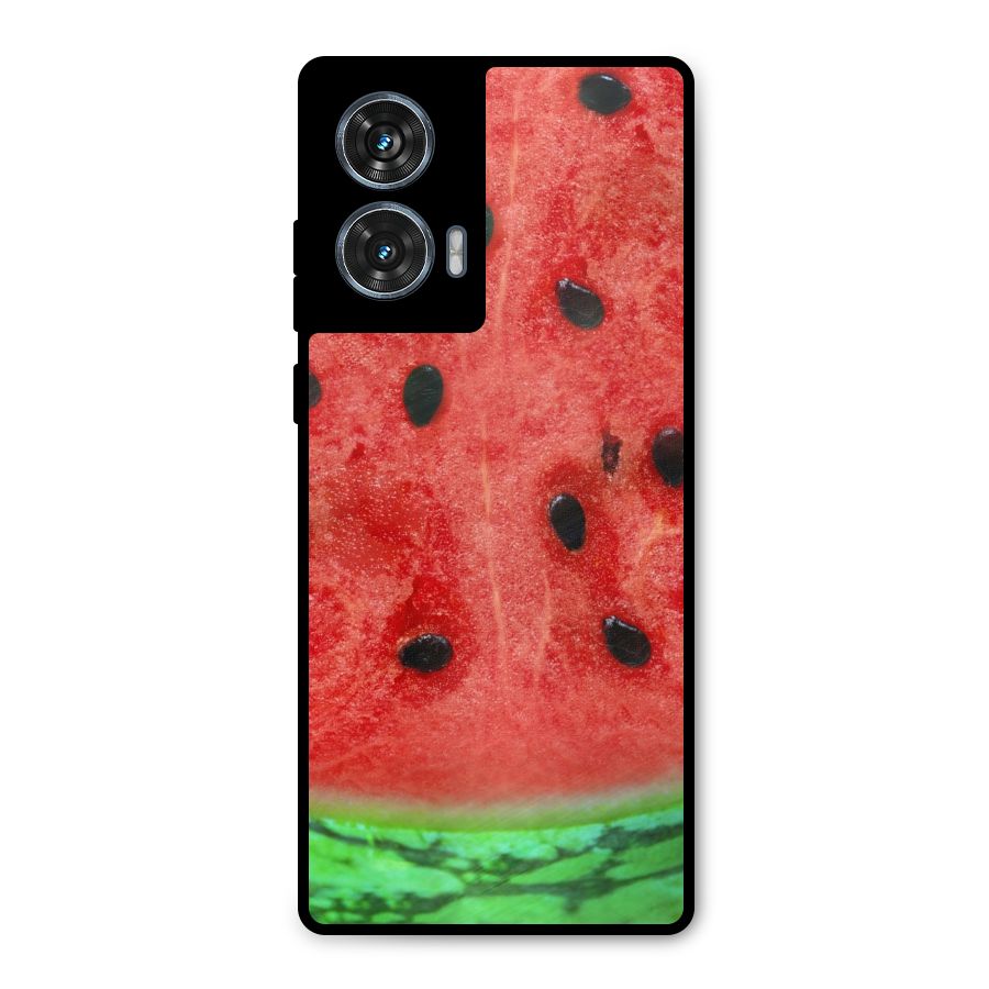 Watermelon Design Metal Back Case for Motorola Edge 50 Fusion