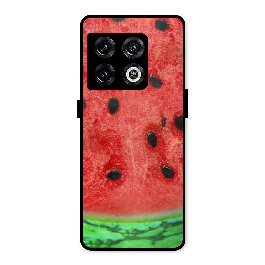 Watermelon Design Metal Back Case for OnePlus 10 Pro 5G