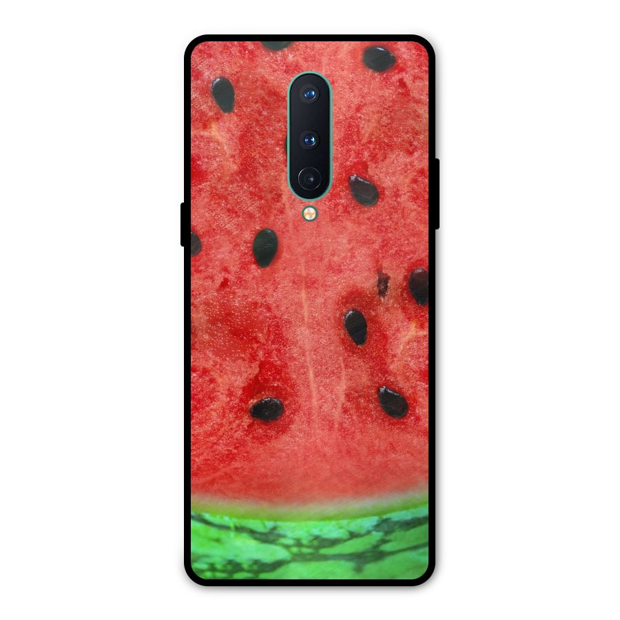 Watermelon Design Metal Back Case for OnePlus 8