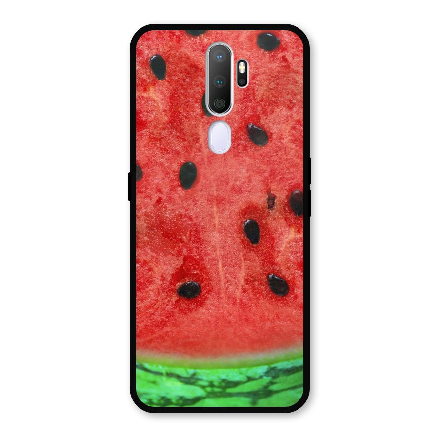 Watermelon Design Metal Back Case for Oppo A5 (2020)