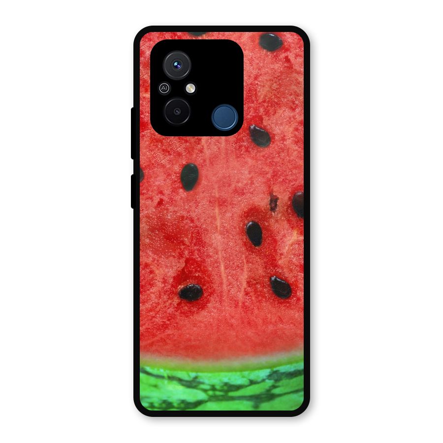 Watermelon Design Metal Back Case for Poco C55