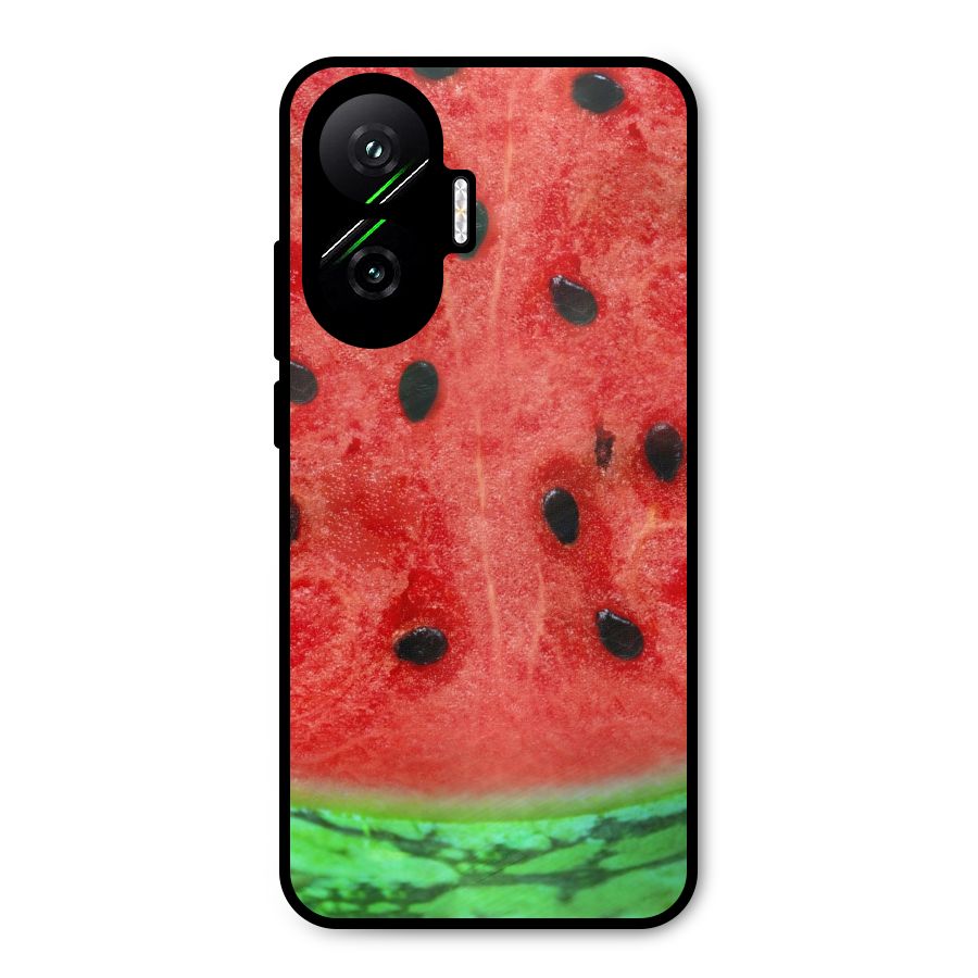 Watermelon Design Metal Back Case for Poco F7