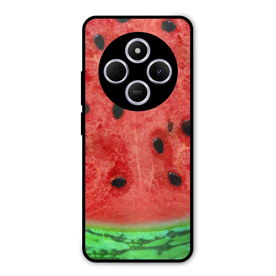 Watermelon Design Metal Back Case for Poco M7
