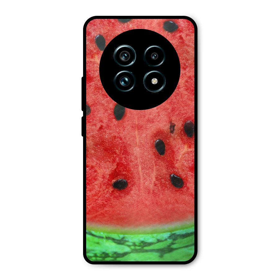 Watermelon Design Metal Back Case for Realme 13 Pro Plus