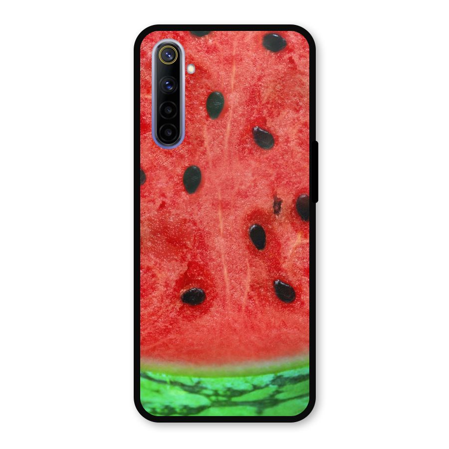 Watermelon Design Metal Back Case for Realme 6