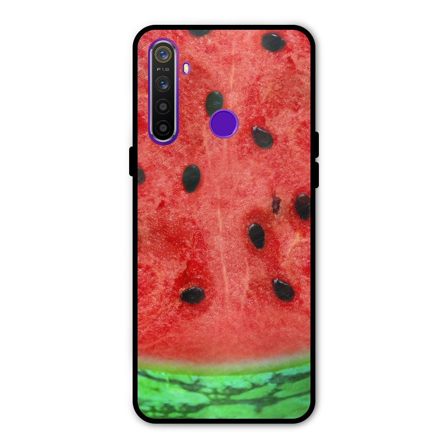 Watermelon Design Metal Back Case for Realme Narzo 10