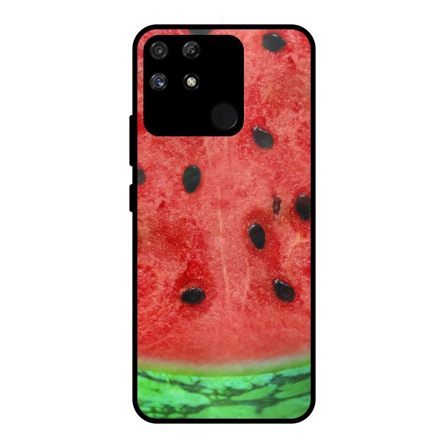 Watermelon Design Metal Back Case for Realme Narzo 50A