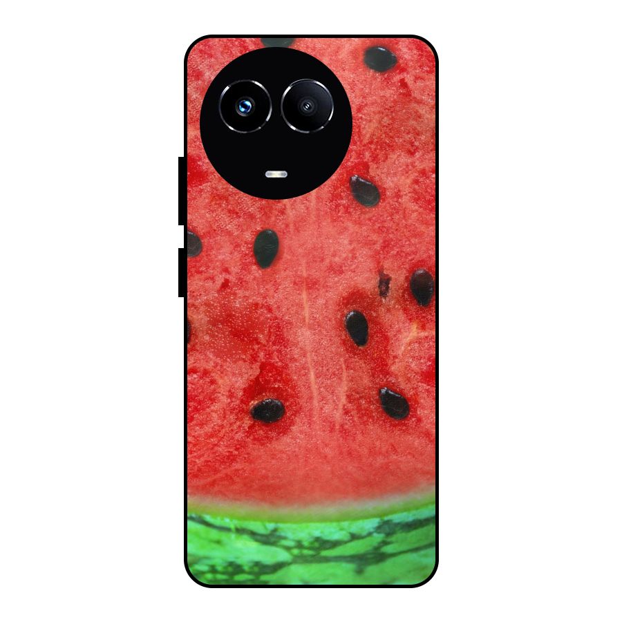 Watermelon Design Metal Back Case for Realme Narzo 60X