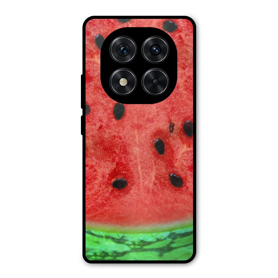 Watermelon Design Metal Back Case for Redmi Note 14 Pro 5G