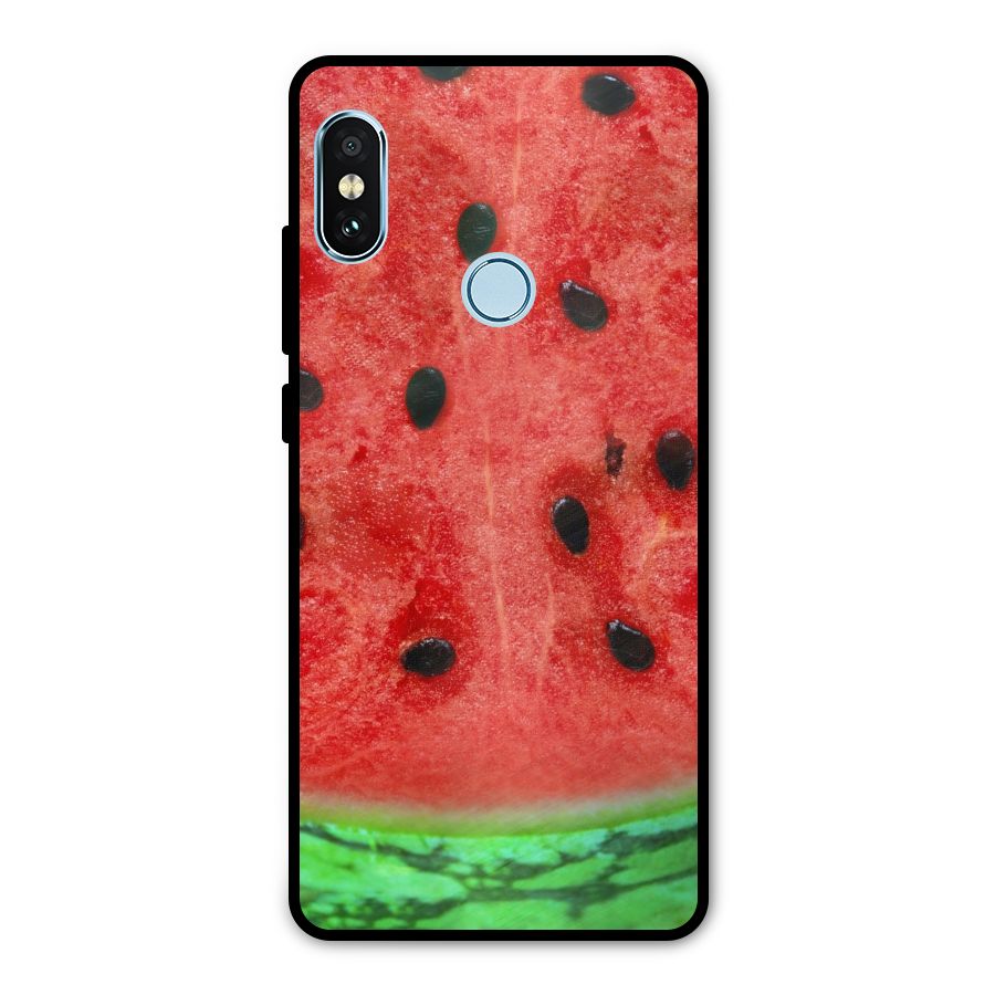 Watermelon Design Metal Back Case for Redmi Note 5 Pro