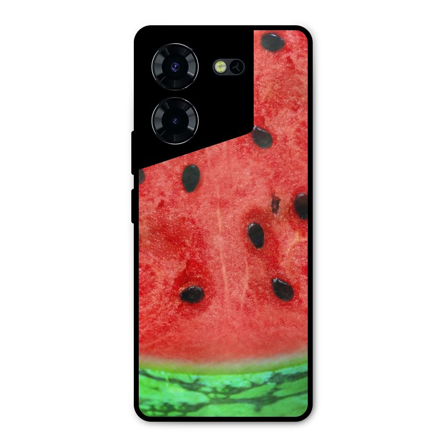 Watermelon Design Metal Back Case for Tecno Pova 5 Pro 5G
