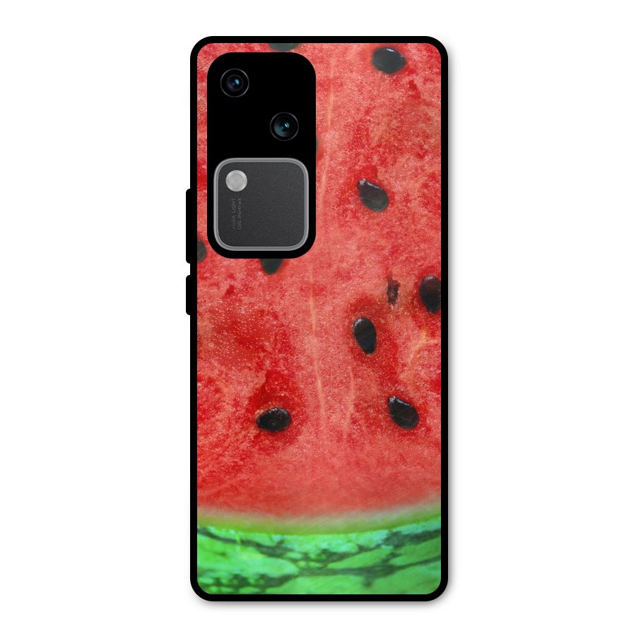 Watermelon Design Metal Back Case for Vivo V30