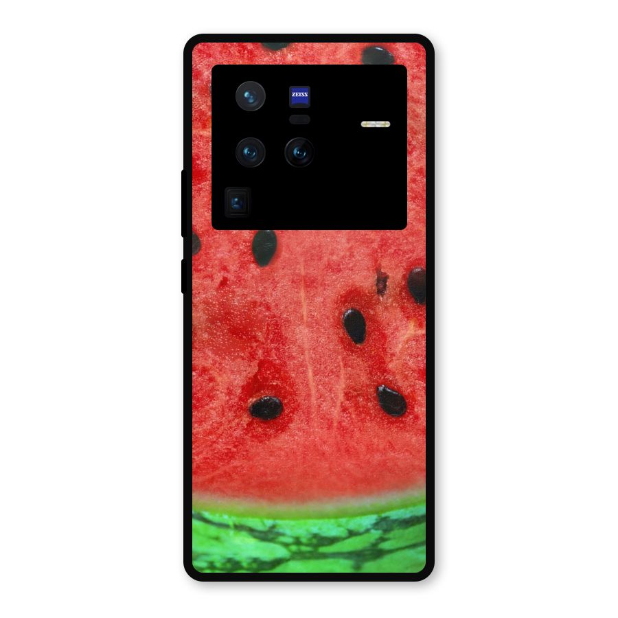 Watermelon Design Metal Back Case for Vivo X80 Pro