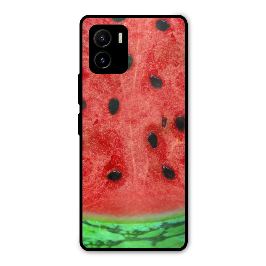 Watermelon Design Metal Back Case for Vivo Y15s