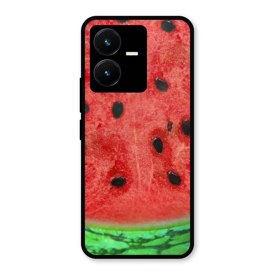 Watermelon Design Metal Back Case for Vivo Y22