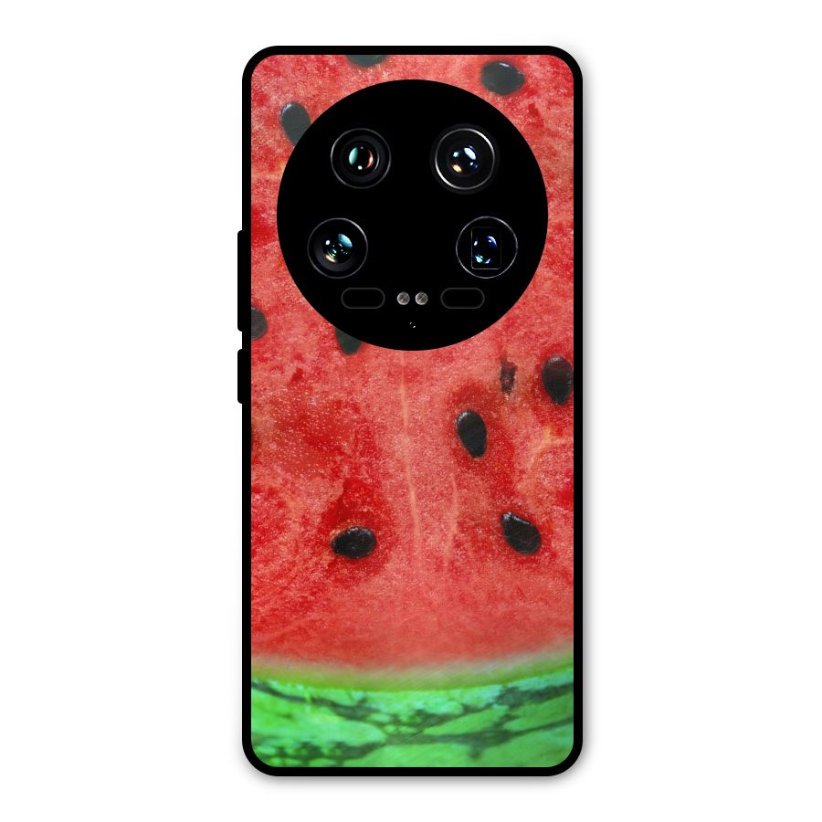 Watermelon Design Metal Back Case for Xiaomi 14 Ultra