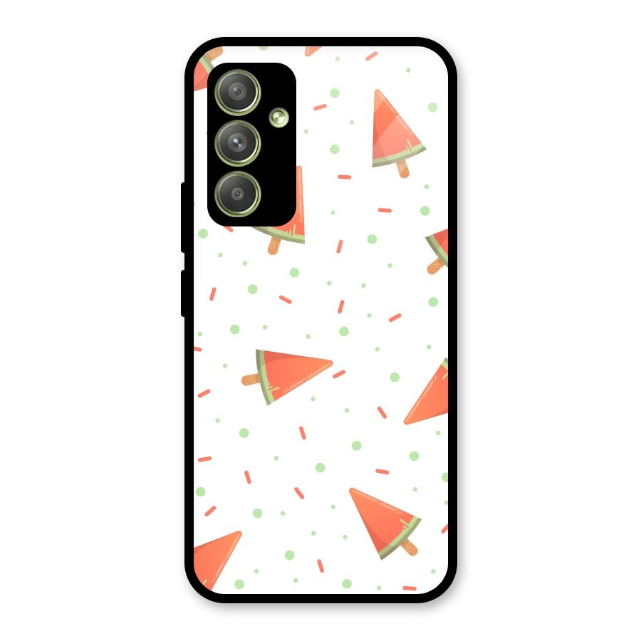 Watermelon Ice Creams Glass Back Case for Galaxy A54