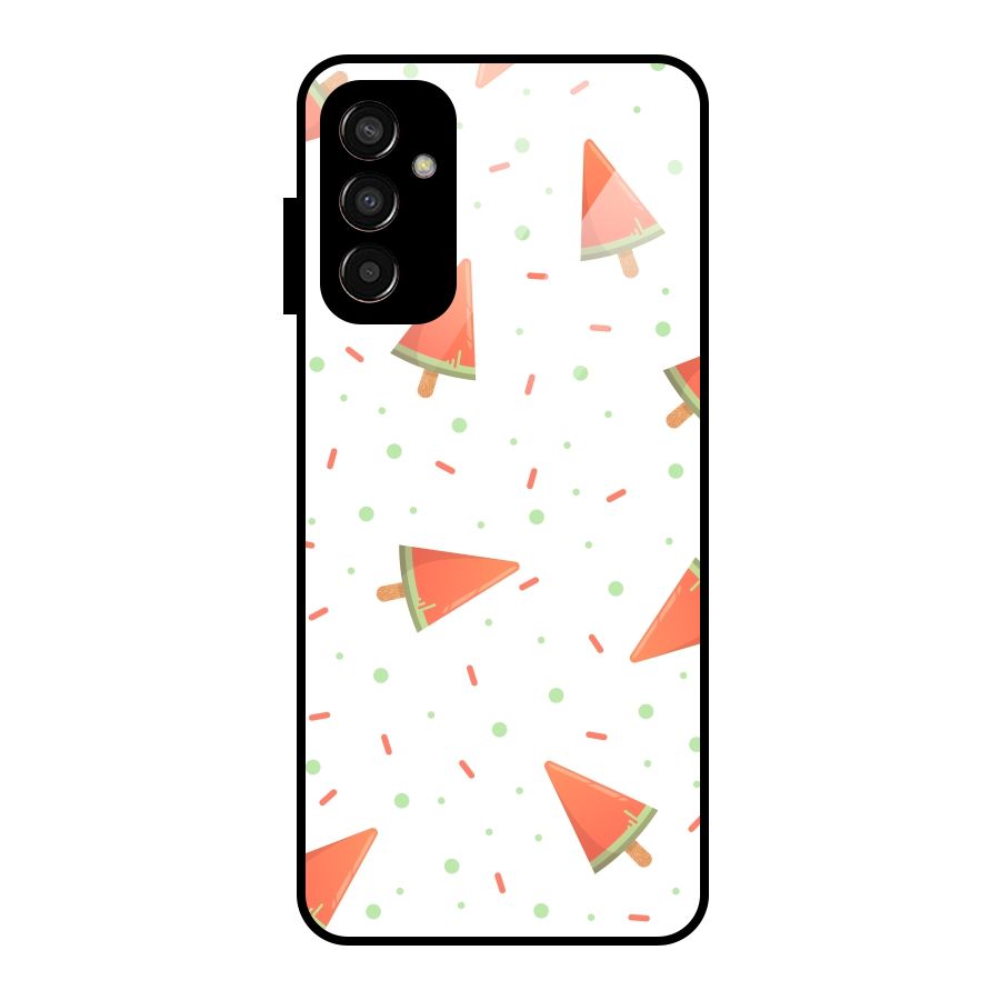 Watermelon Ice Creams Glass Back Case for Galaxy F13