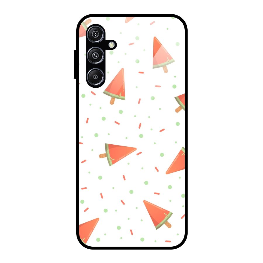 Watermelon Ice Creams Glass Back Case for Galaxy M34 5G