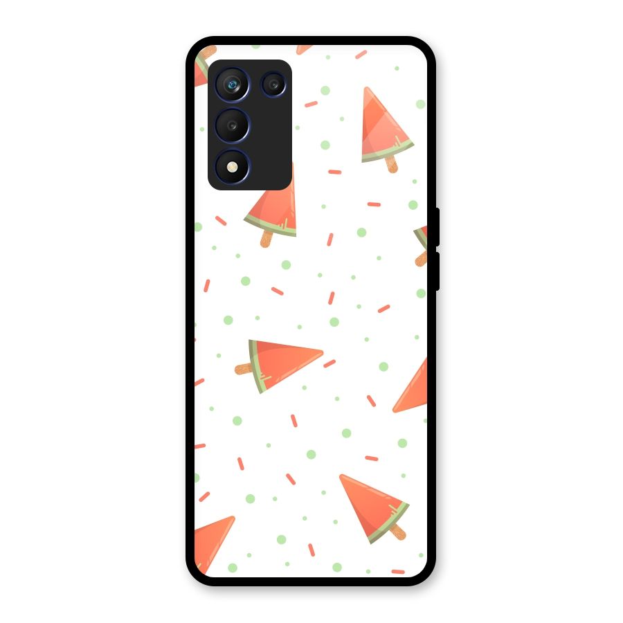 Watermelon Ice Creams Glass Back Case for Realme 9 5G Speed