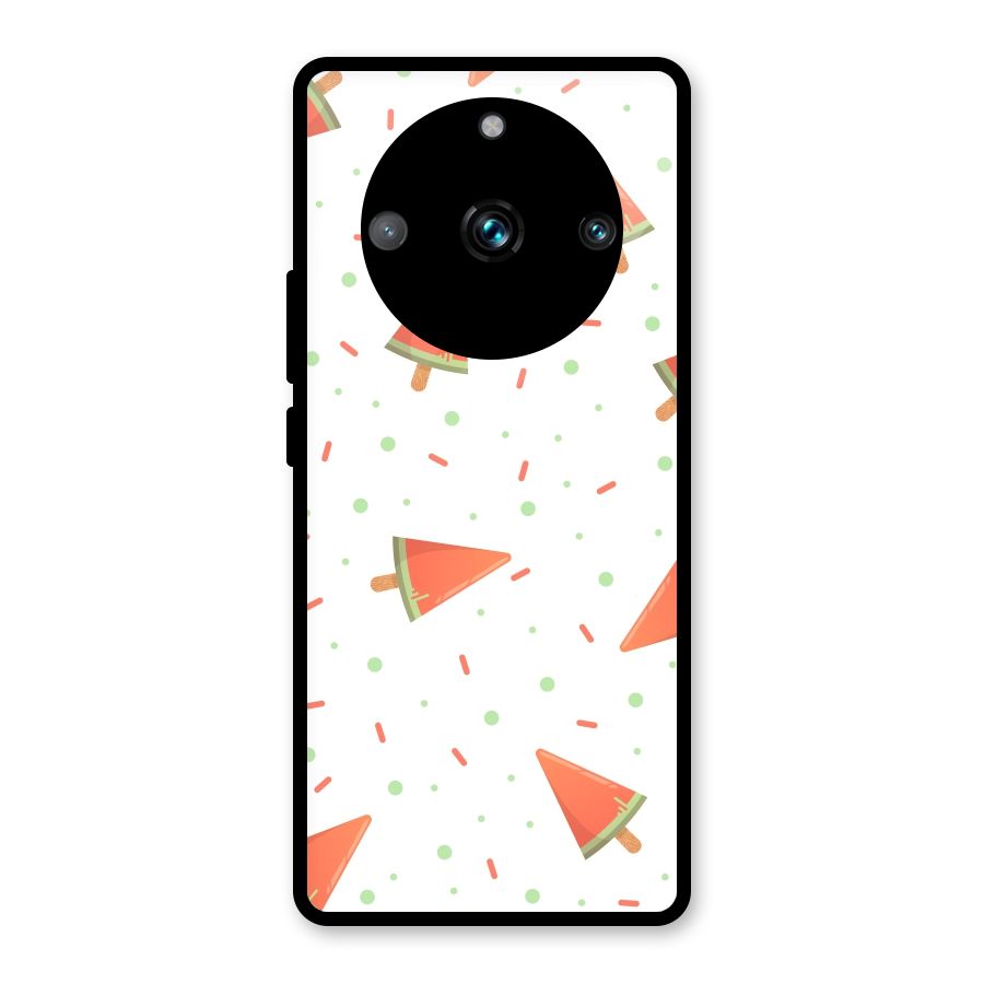 Watermelon Ice Creams Glass Back Case for Realme Narzo 60 Pro