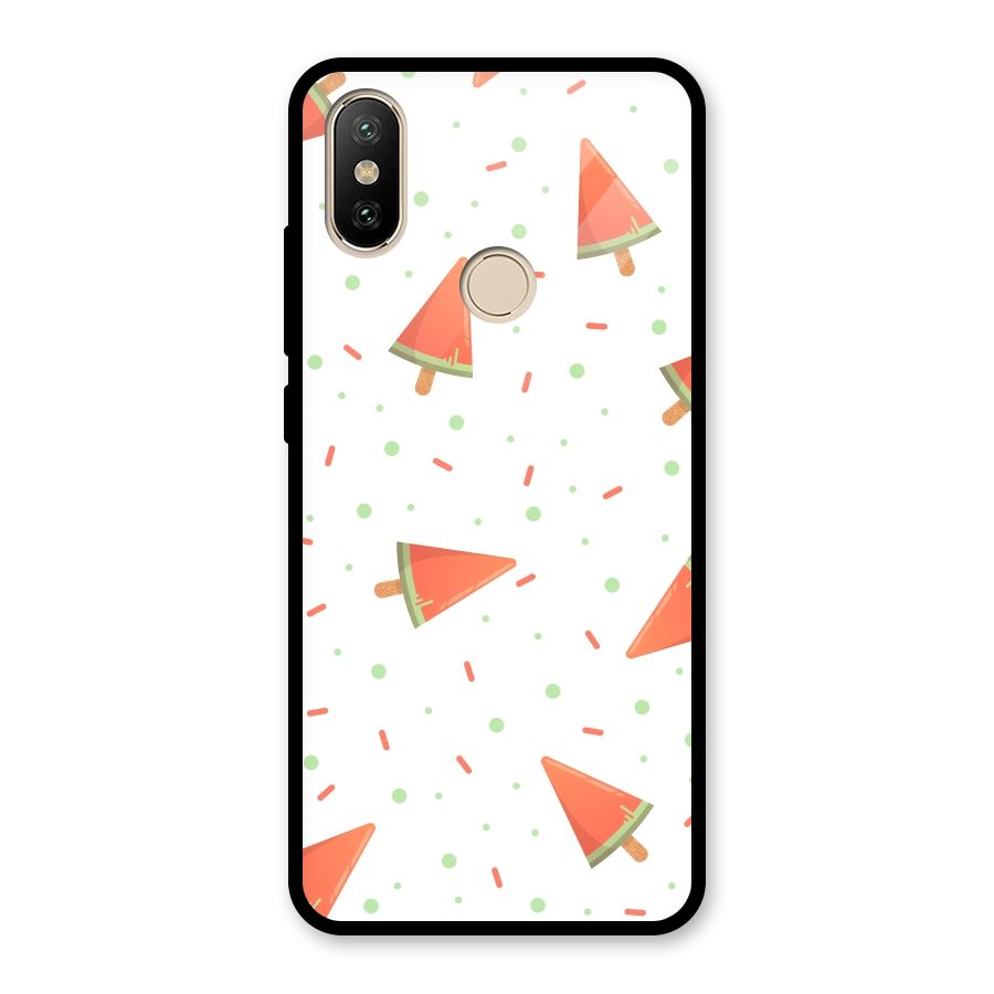 Watermelon Ice Creams Glass Back Case for Redmi A2