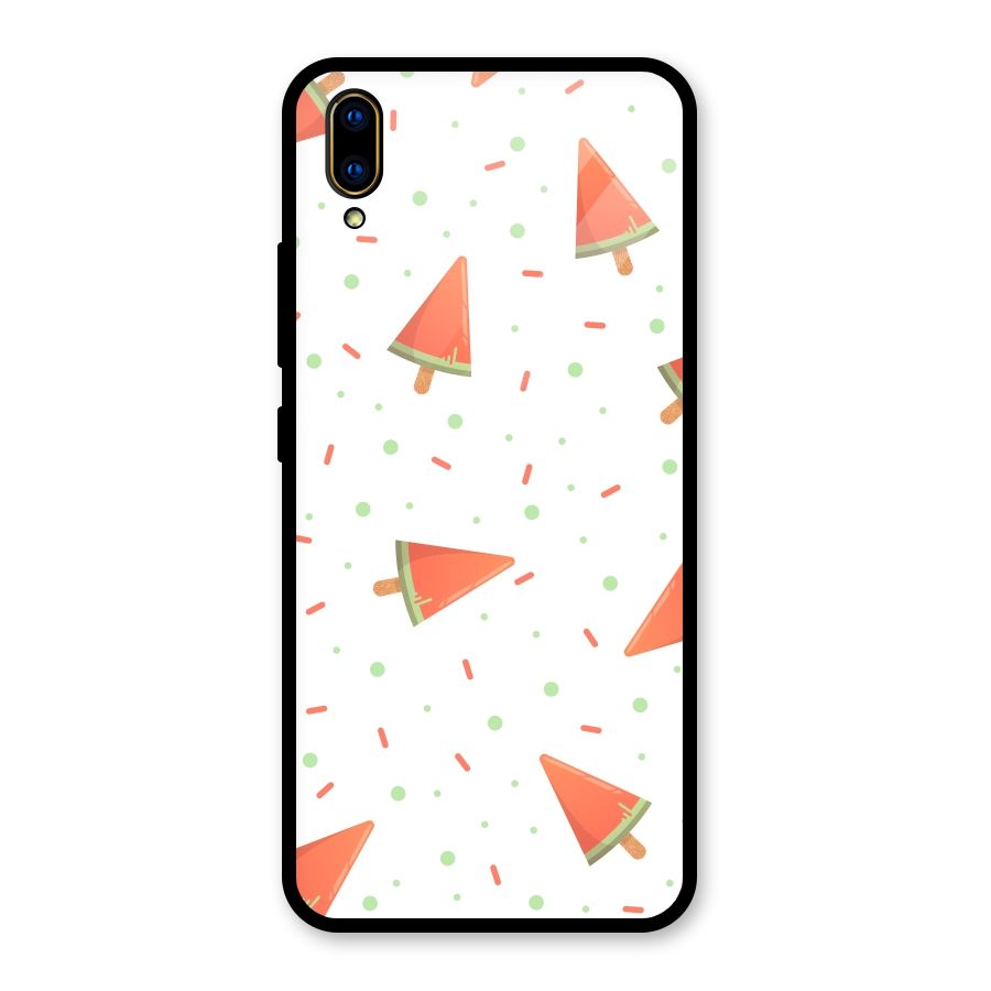 Watermelon Ice Creams Glass Back Case for Vivo V11 Pro