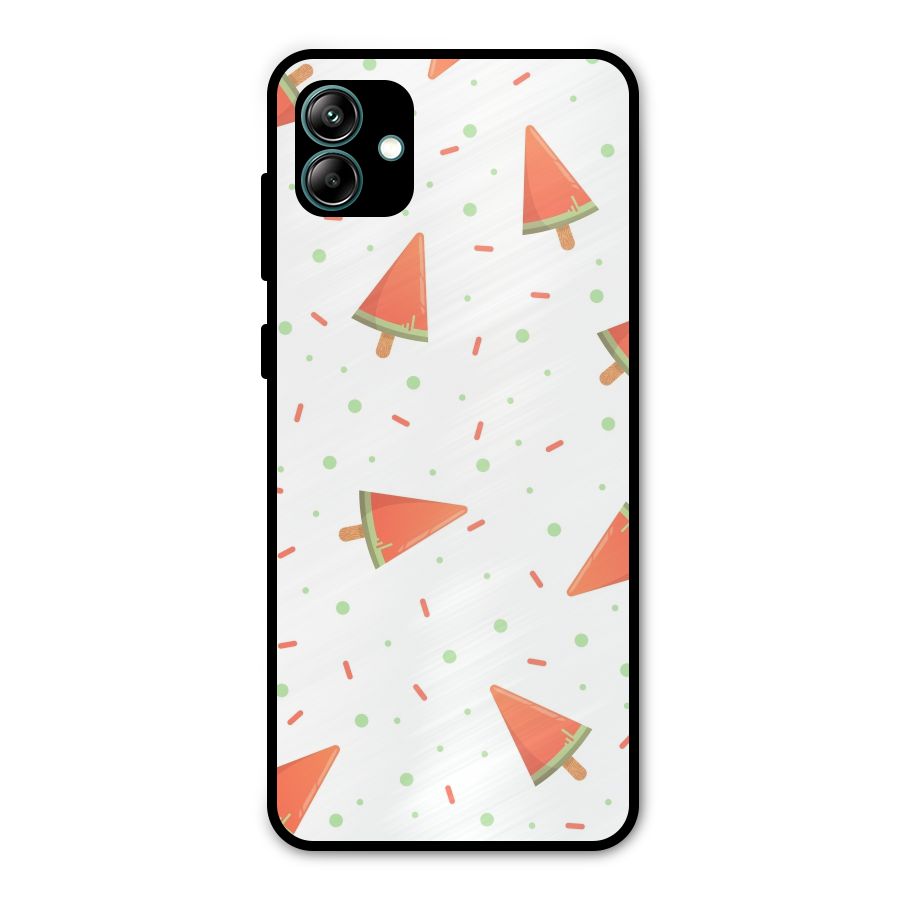 Watermelon Ice Creams Metal Back Case for Galaxy A04