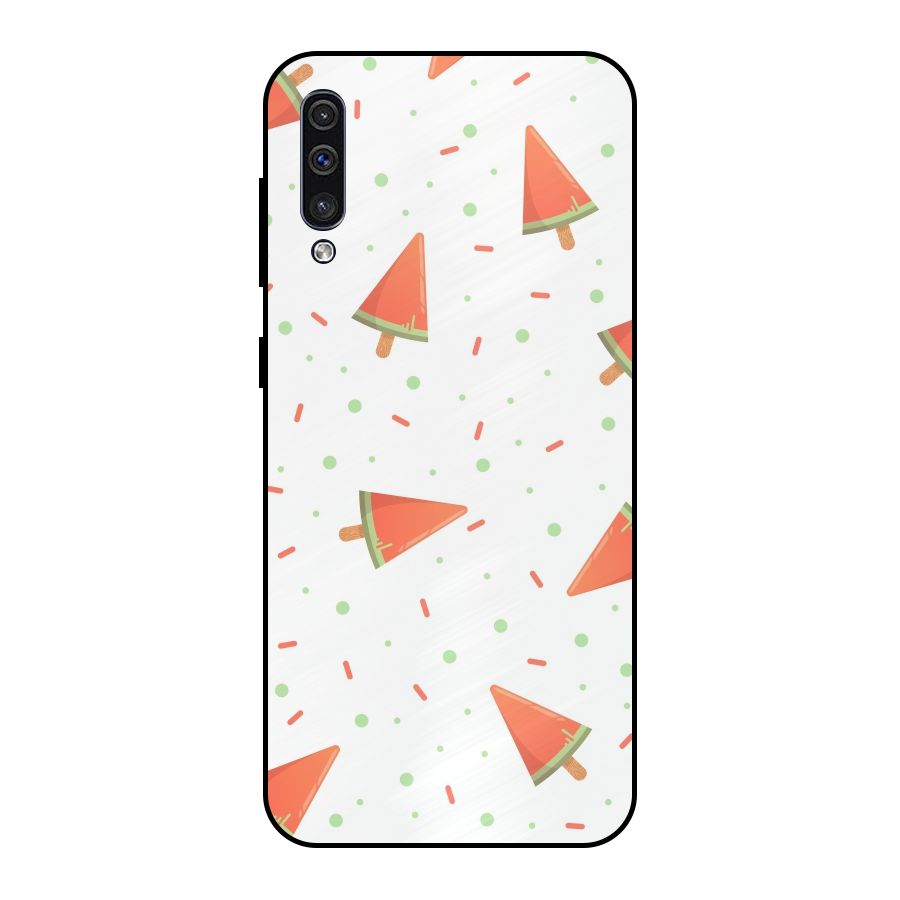 Watermelon Ice Creams Metal Back Case for Galaxy A50s