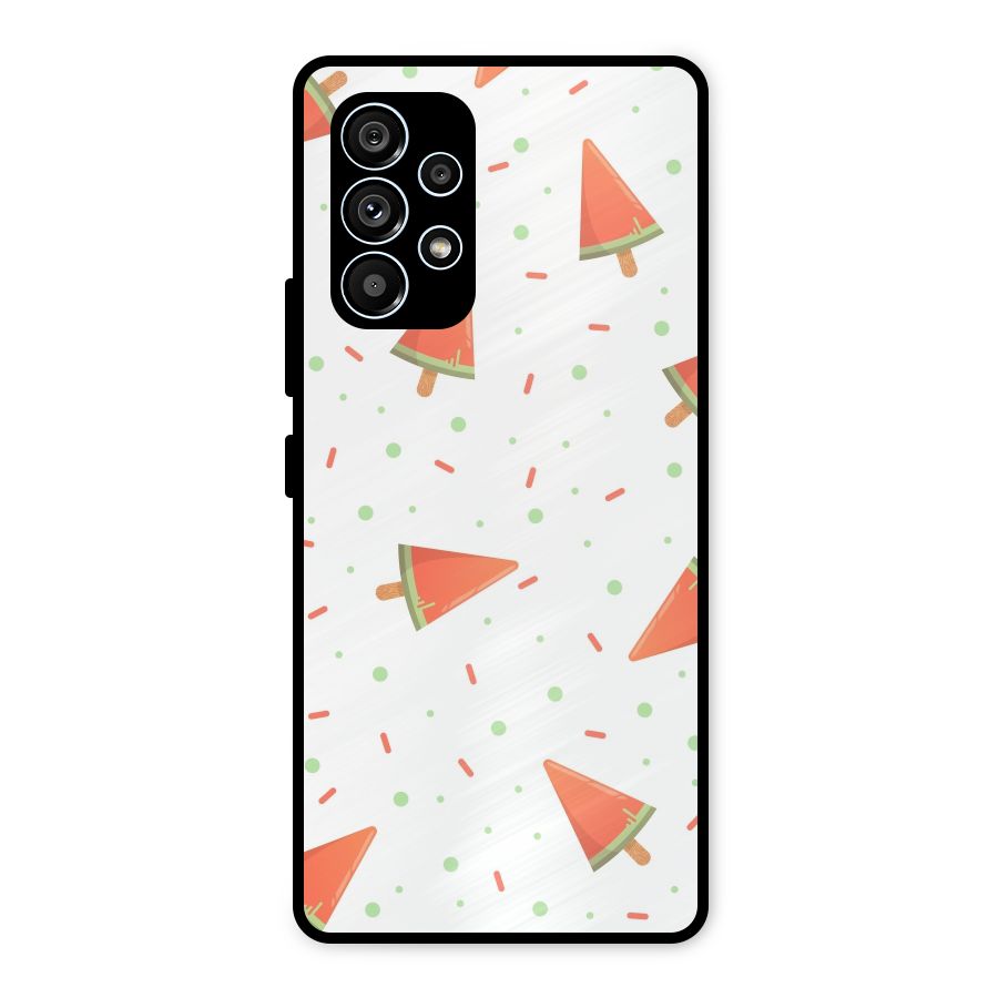 Watermelon Ice Creams Metal Back Case for Galaxy A53 5G