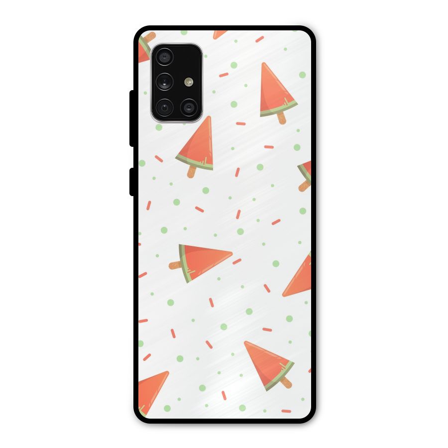 Watermelon Ice Creams Metal Back Case for Galaxy A71